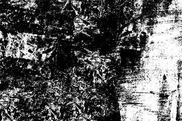 Black and white background. Monochrome grunge background. Abstract texture of dirt, dust, blots, chips. Dirty dirty surface