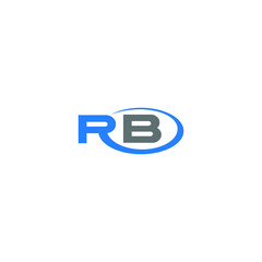 RB logo RB icon RB vector RB monogram RB letter RB minimalist RB triangle RB flat Unique modern flat abstract logo design  