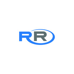 RR logo RR icon RR vector RR monogram RR letter RR minimalist RR triangle RR flat Unique modern flat abstract logo design  