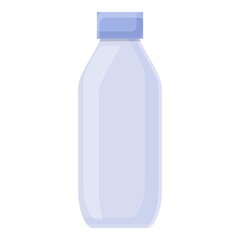 Plastic bottle waste icon. Cartoon of plastic bottle waste vector icon for web design isolated on white background