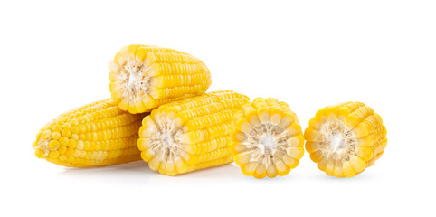 corn isolated on white