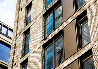 Fototapeta na wymiar Manchester brick building