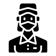 Delivery icon for web element , webpage, application, card, printing, social media, posts etc.