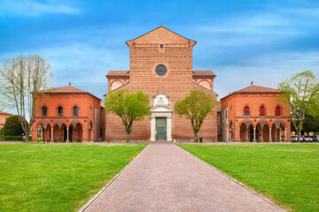 Ferrara, Italy. Church of San Cristoforo alla Certosa