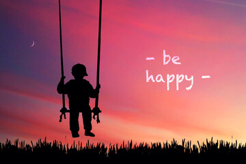 glücklich sein