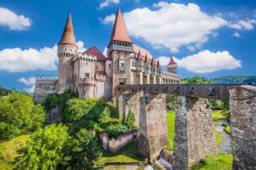 Corvin Castle (Hunyad Castle) in Hunedoara, Transylvania, Romania