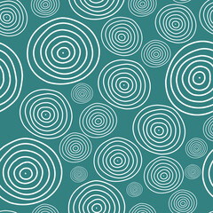 Stylish circles pattern, monochrome concept. Modern vector illustration.