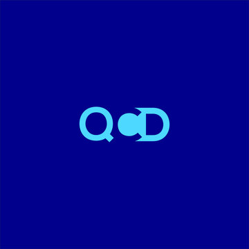 QCD logo QCD icon QCD vector QCD monogram QCD letter QCD minimalist QCD triangle QCD flat Unique modern flat abstract logo design 