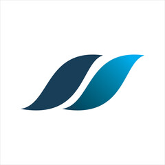 letter s wave logo design