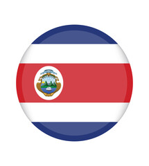 National Costa Rica flag, official colors and proportion correctly. National Costa Rica flag. Vector illustration. EPS10. Costa Rica flag vector icon, simple, flat design for web or mobile app.