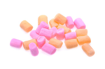Marshmallow isolated on white background