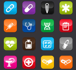 Medical icons set