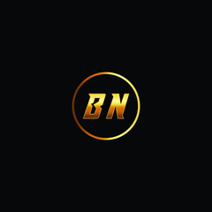 BN logo BN icon BN vector BN monogram BN letter BN minimalist BN triangle BN flat Unique modern flat abstract logo design 