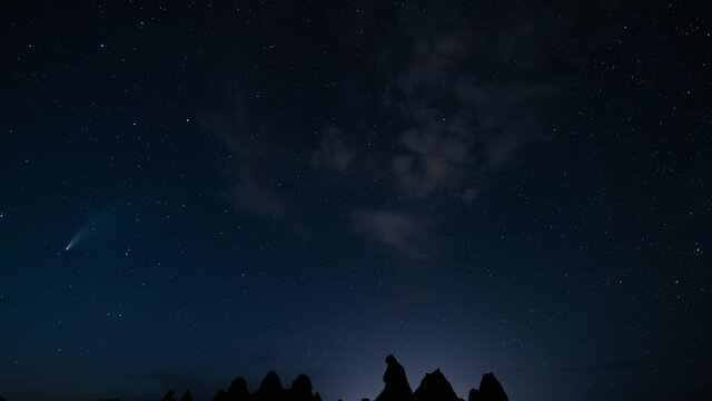 Comet NEOWISE Trona Pinnacles Mojave Desert California 02