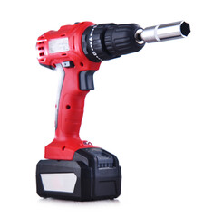 A screw gun isolated on white background