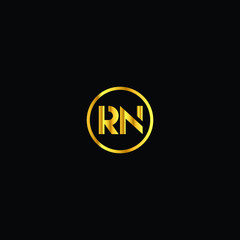 RN logo RN icon RN vector RN monogram RN letter RN minimalist RN triangle RN flat Unique modern flat abstract logo design 