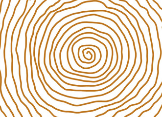 Abstract hand line drawing on white background