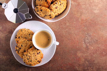 Oatmeal cookies with nuts