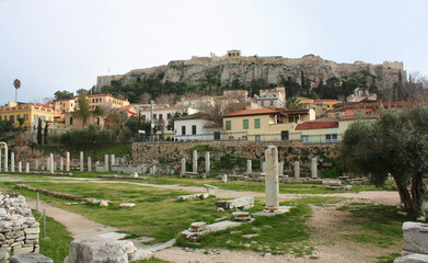 Agora near Plaka in Athens, Greece	