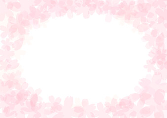 桜の背景イラスト