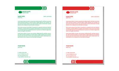 Letterhead Design Modern Business Letterhead Design Template