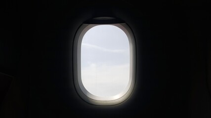 view from airplane window
