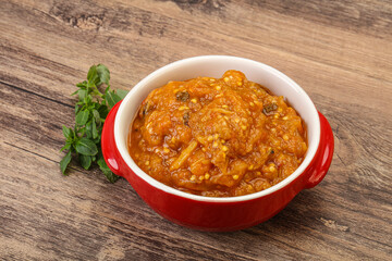 Caucasian cuisine - Mangal salad with vegetables