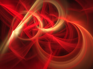 Naklejka premium fractal on black