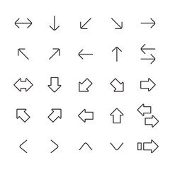  25アイコンセットNo.07（矢印）