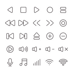  25アイコンセットNo.08（リモコン）