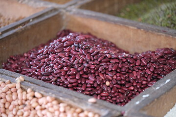 Indonesia Bali Negara - Pasar Umum Negara - State Public Market - Red beans