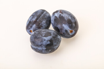 Ripe sweet and tasty plum
