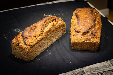 Pan de Centeno hecho en casa con masa madre