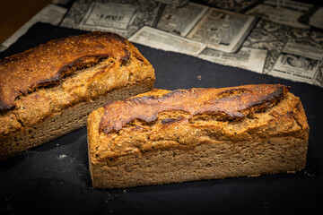 Pan de Centeno hecho en casa con masa madre