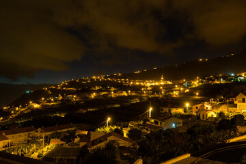 Night lights of Village on Madeira