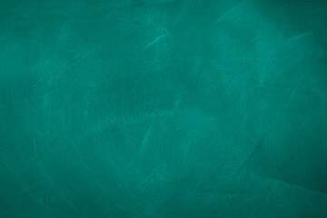 Texture of chalk on blank green blackboard or chalkboard background. School education, dark wall backdrop, template for learning board concept.