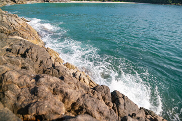 seascape in Nature composition,Crashing Surf wave