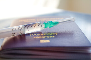 Passport and covid19 vaccine. Vaccination requirement for visa.