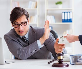 Lawyer being offered bribe for his services