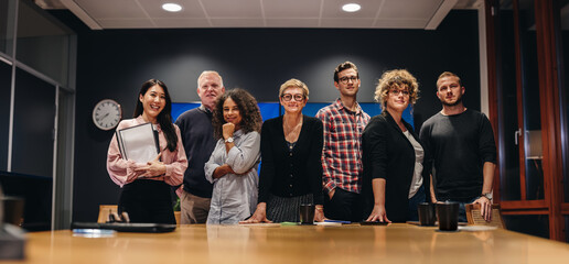 Group of business people in meeting room
