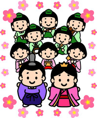 かわいい雛人形