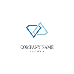 Fototapeta premium Diamond Logo Template vector icon