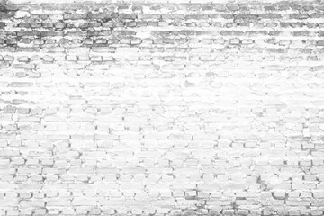 White Brick Wall Texture for Background.