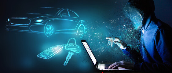 cyber attack hacking smart car