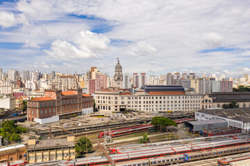 Obraz premium São Paulo State Symphony Orchestra building near Luz Station, São Paulo, Brazil