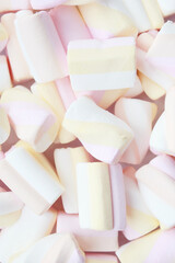 background of sweet marshmallow candies
