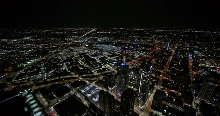 Denver Colorado Aerial v11 flyover downtown towards Auraria area cityscape views - DJI Inspire 2, X7, 6k - August 2020