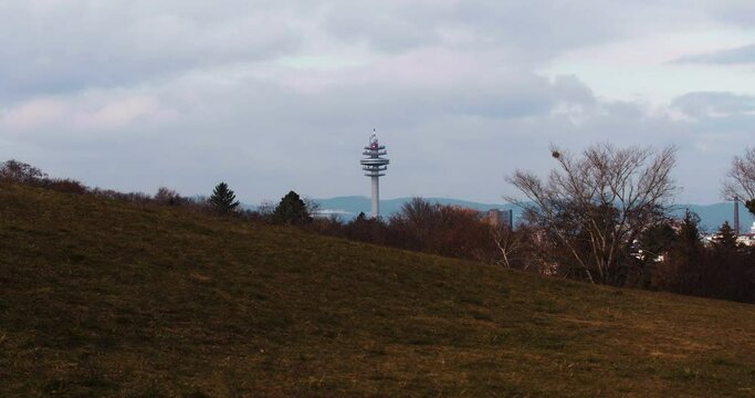 Iconic telecommunication tower in the city.