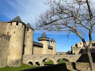Fototapeta na wymiar old castle French 