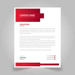 Elegant Business style letterhead design letterhead template design vector.